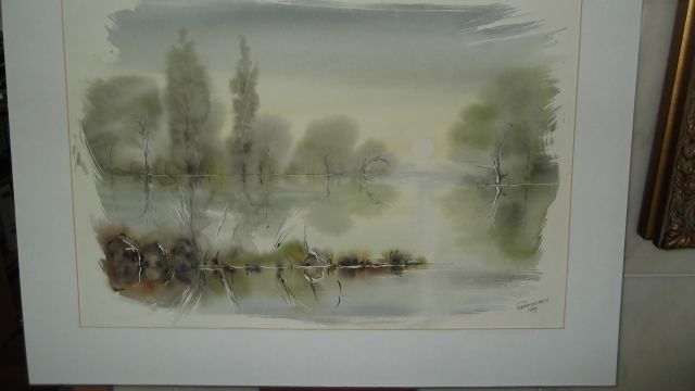 Original Aquarell von Fritz Toennieshen - Kunst Gemaelde Plastik - Saarbrücken
