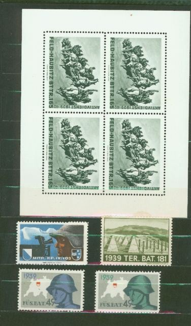 Soldatenmarken Schweiz - Briefmarken - Holdorf