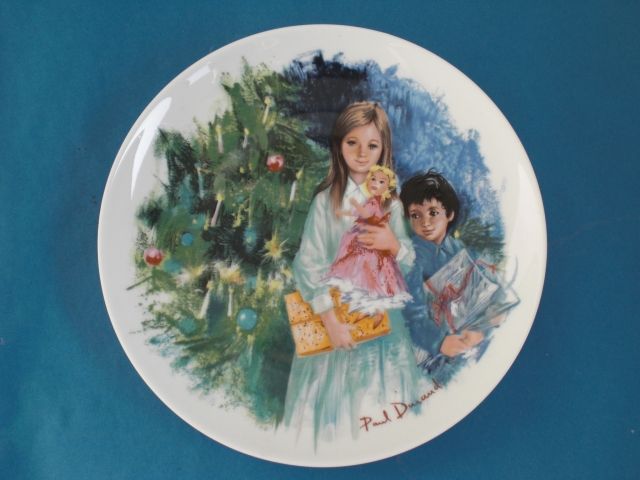 Limoges Sammelteller Cecile et Raoul aus der Serie Les enfants de Durand/Paul Du - Glas Porzellan Antiquarisch - Reutlingen