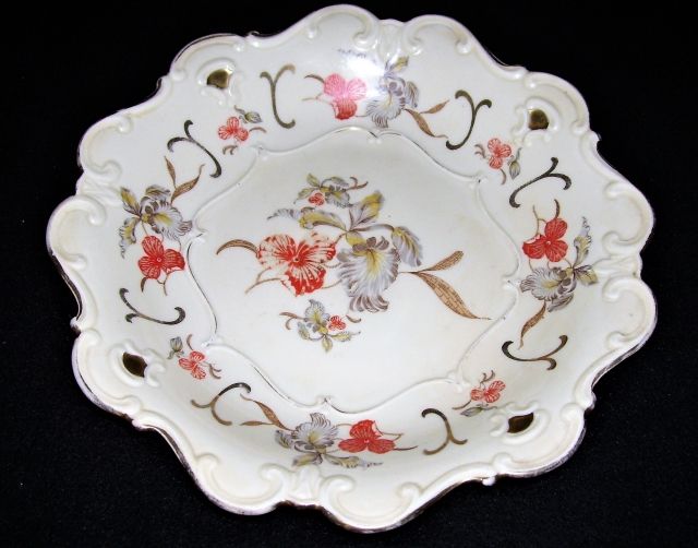   Prunkschale Eschenbach Bavaria Elfenbein Serie - Glas Porzellan Antiquarisch - Weinheim
