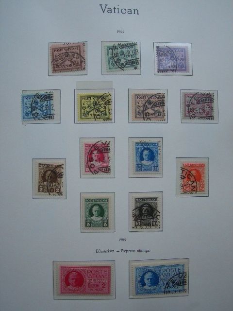 Vatikan 1929-1978 postfrisch gestempelt und ungestempelt unvollständig/doppelt - Briefmarken - München