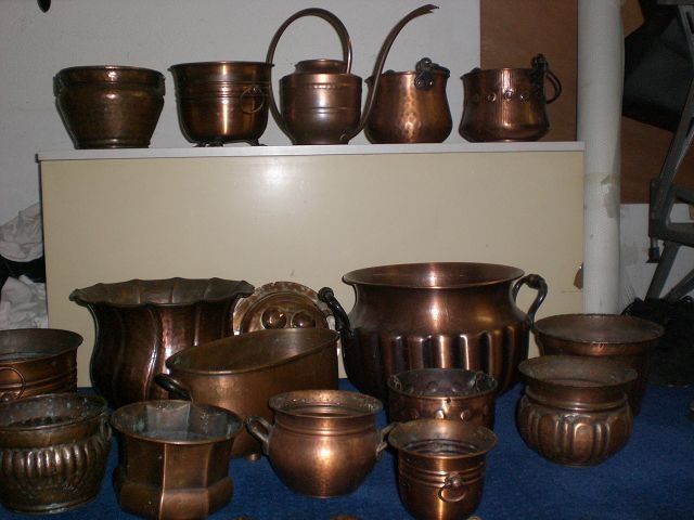 Diverse Kupfertöpfe und Giesskanne - Schmuck Edelmetalle Uhren - Hamburg