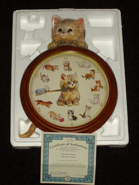 Sammleruhr Purr-Feet Times The Bradford Exchance von 2006 - Schmuck Edelmetalle Uhren - Frankenthal