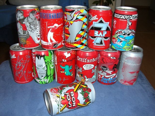 Coca Cola Dosen  Musiker - Sonstige Sammlungen - Lüdenscheid