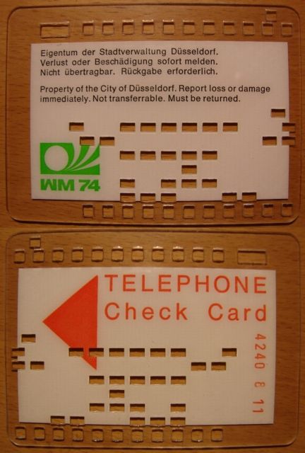 Telephone Check Card WM74 - Rarität     - Telefonkarten - Kleve
