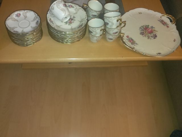 Kaffeeservice Rosenthal Sansoucci Elfenbein - Glas Porzellan Antiquarisch - Essen