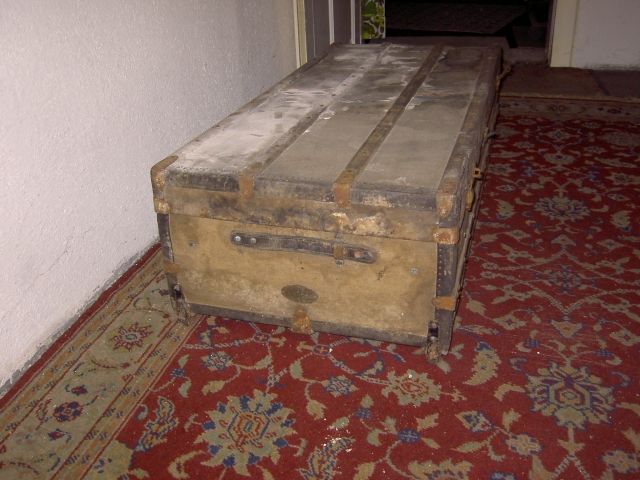 Reisekoffer mit Rädern aus der guten alten Zeit  - Sonstige Antiquitaeten - Wien