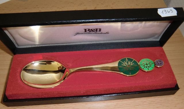Robbe & Berking Silber, vergoldet Jahreslöffel von 1969 - 2007 - Schmuck Edelmetalle Uhren - Erftstadt