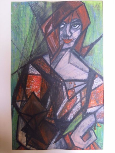 Madonna-Gemälde - Kunst Gemaelde Plastik - Neuhemsbach 