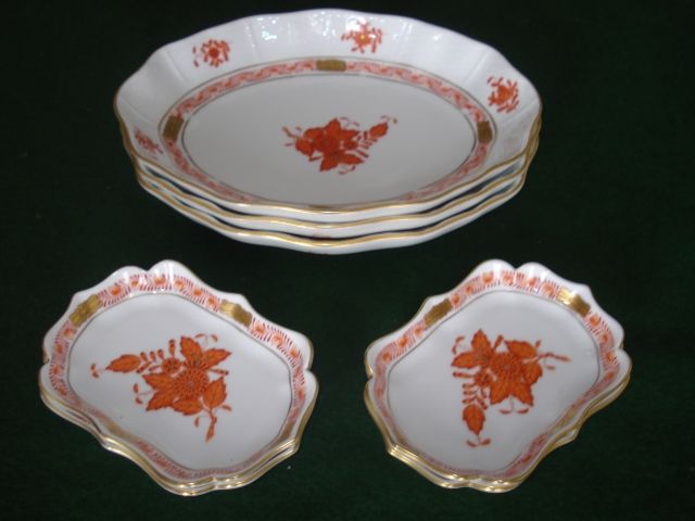 Herend Apponyi eisenrot - Glas Porzellan Antiquarisch - Düsseldorf