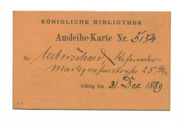 Alte Bücherei - und Bibliothekskarten - Sonstige Sammlungen - Rodgau