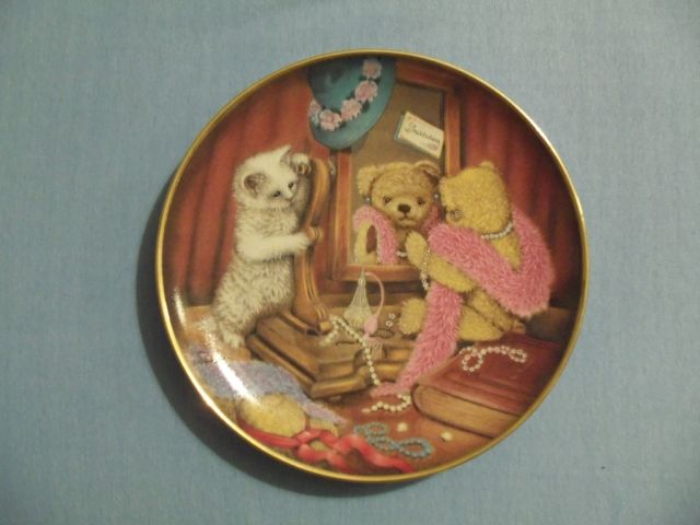 Franklin Mint Sammlerteller Dressing For Dinner Limited Edition - Glas Porzellan Antiquarisch - Schömberg
