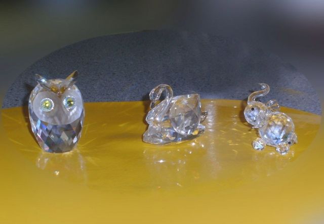 Swarovski Figuren - Glas Porzellan Antiquarisch - Langenselbold