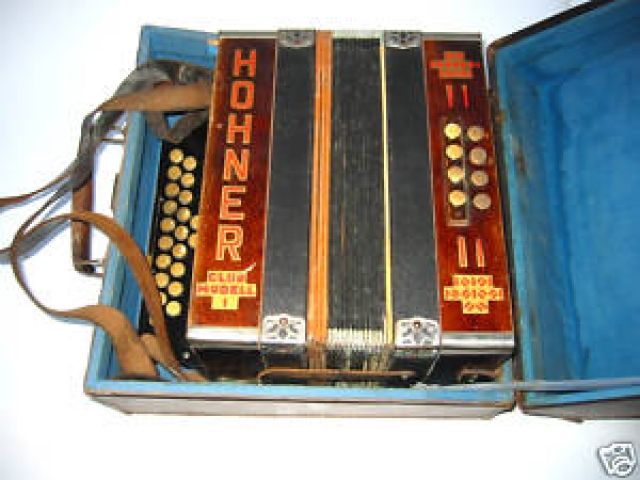 Knopf- Harmonika Hohner Club Model 1 Picoletta - Sonstige Antiquitaeten - Gröbzig