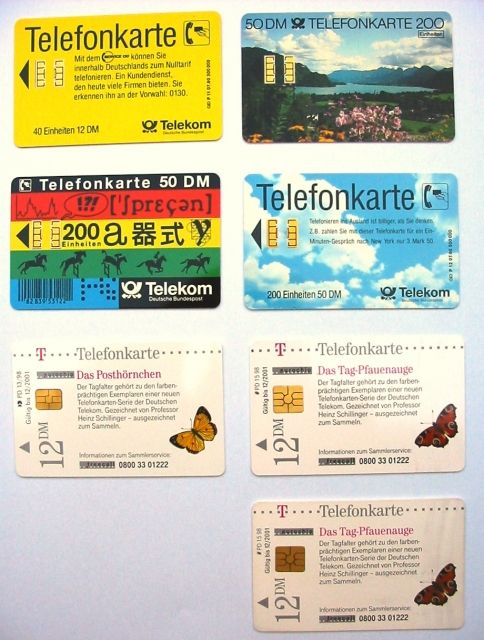Verkaufe einzelne Telefonkarten von 1990 und 1998 - Telefonkarten - Kreis Ravensburg