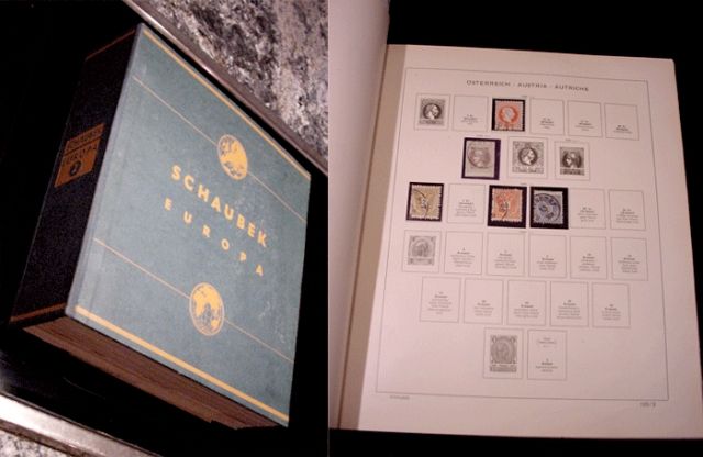 2 Schaubek-Vordruckalben  Europa 1     Europa 2  18...-1946 - Briefmarken - Holdorf