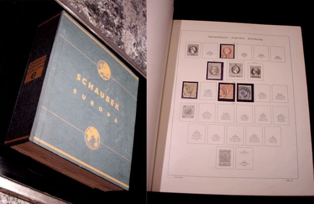 2 Schaubek-Vordruckalben  Europa 1     Europa 2  18...-1946 - Briefmarken - Holdorf