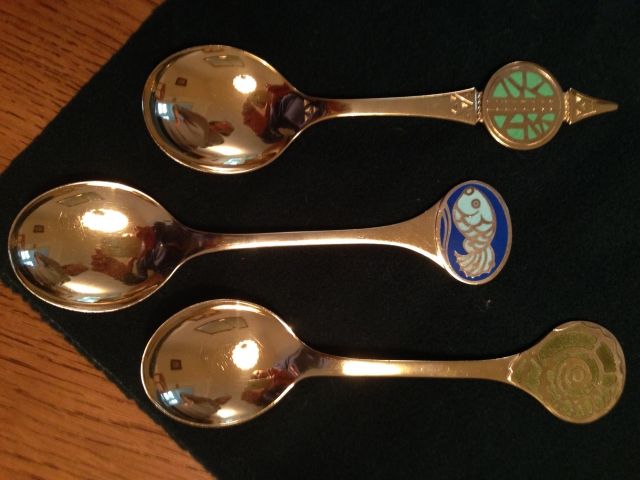 R & B Jahreslöffel von 1973 bis 1975 - Sonstige Antiquitaeten - Hattersheim