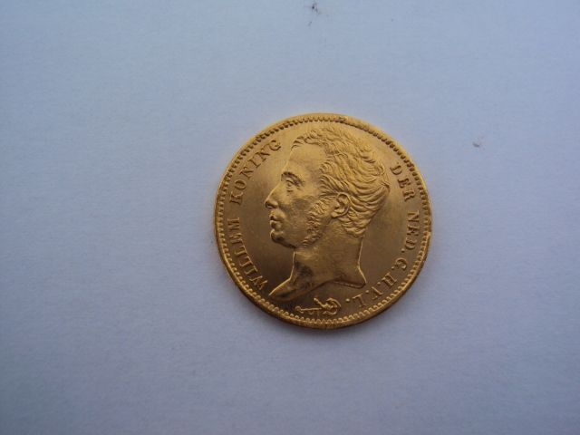 Goldmünze 10 Gulden 1832 - Willem Koning Nederlande - Muenzen - Frankfurt  Oder 