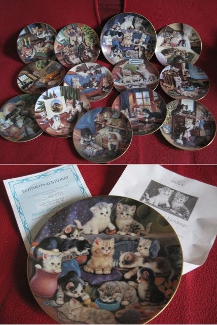 Kahla - limitierte - Komplettserie -Die schönsten Ruheplätze- - Glas Porzellan Antiquarisch - Duisburg