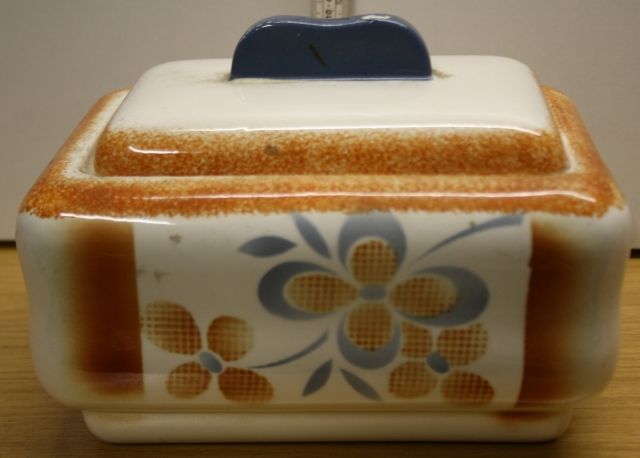 Sehr alte porzelan eckige butter ? dose ca 1930 inkl versand - Glas Porzellan Antiquarisch - köln