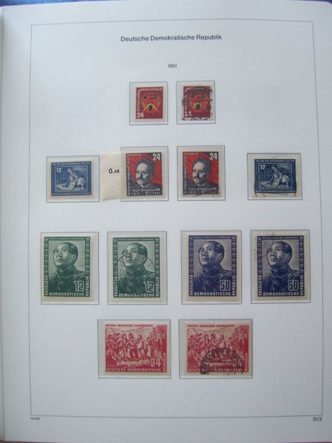 DDR Briemarkensammlung komplett  - Briefmarken - Stralsund